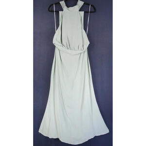 NEW, Reformation Lizbeth Halter Neck Dress in Celadon Size 8  #RF73